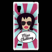 Coque LG Optimus L9 Miss Clubbing Brune