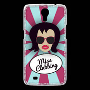 Coque Samsung Galaxy Mega Miss Clubbing Brune