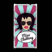 Coque Nokia Lumia 520 Miss Clubbing Brune