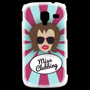 Coque Samsung Galaxy Ace 2 Miss Clubbing Chatain