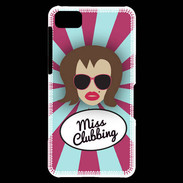 Coque Blackberry Z10 Miss Clubbing Chatain