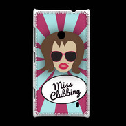 Coque Nokia Lumia 520 Miss Clubbing Chatain