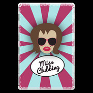 Etui carte bancaire Miss Clubbing Chatain