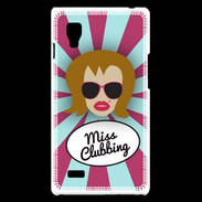 Coque LG Optimus L9 Miss Clubbing Rousse