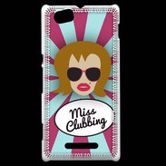 Coque Sony Xperia M Miss Clubbing Rousse