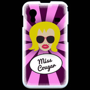 Coque Samsung ACE S5830 Miss Cougar Blonde