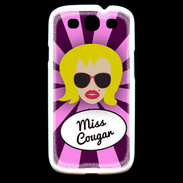 Coque Samsung Galaxy S3 Miss Cougar Blonde