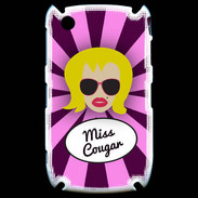Coque Blackberry 8520 Miss Cougar Blonde