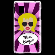 Coque LG Optimus G Miss Cougar Blonde