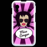 Coque Samsung ACE S5830 Miss Cougar Brune