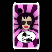 Coque Sony Xperia Typo Miss Cougar Brune
