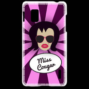 Coque LG Optimus G Miss Cougar Brune