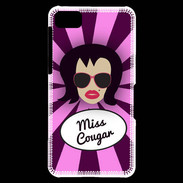 Coque Blackberry Z10 Miss Cougar Brune