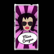 Coque Nokia Lumia 520 Miss Cougar Brune
