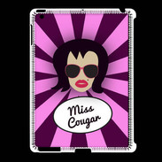 Coque iPad 2/3 Miss Cougar Brune