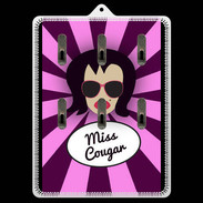 Porte clés Miss Cougar Brune