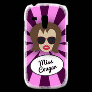 Coque Samsung Galaxy S3 Mini Miss Cougar Chatain