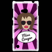 Coque Nokia Lumia 720 Miss Cougar Chatain