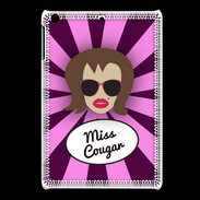 Coque iPadMini Miss Cougar Chatain