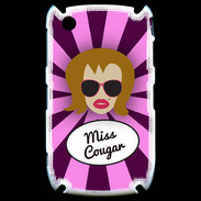 Coque Blackberry 8520 Miss Cougar Rousse