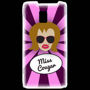 Coque LG P990 Miss Cougar Rousse