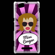 Coque Sony Xperia M Miss Cougar Rousse