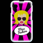 Coque Samsung ACE S5830 Miss Fashion Blonde
