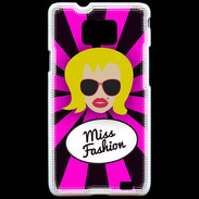 Coque Samsung Galaxy S2 Miss Fashion Blonde