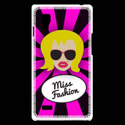 Coque LG Optimus L9 Miss Fashion Blonde