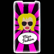 Coque LG P990 Miss Fashion Blonde