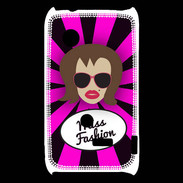 Coque Sony Xperia Typo Miss Fashion Chatain