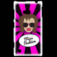 Coque Nokia Lumia 720 Miss Fashion Chatain