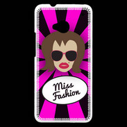 Coque HTC One Miss Fashion Chatain