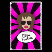 Etui carte bancaire Miss Fashion Chatain