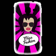 Coque Samsung Galaxy Ace 2 Miss Fashion Brune