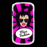 Coque Samsung Galaxy Express Miss Fashion Brune