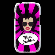 Coque Samsung Galaxy S3 Mini Miss Fashion Brune