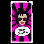 Coque Nokia Lumia 720 Miss Fashion Brune