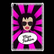 Coque iPadMini Miss Fashion Brune