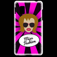 Coque LG Optimus G Miss Fashion Rousse