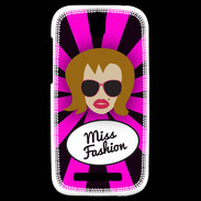 Coque HTC One SV Miss Fashion Rousse