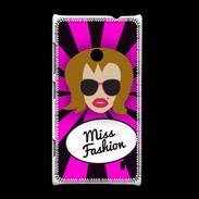 Coque Nokia Lumia 520 Miss Fashion Rousse