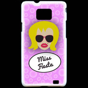 Coque Samsung Galaxy S2 Miss Fiesta Blonde