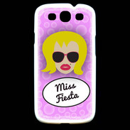 Coque Samsung Galaxy S3 Miss Fiesta Blonde