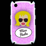 Coque Blackberry 8520 Miss Fiesta Blonde