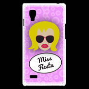 Coque LG Optimus L9 Miss Fiesta Blonde