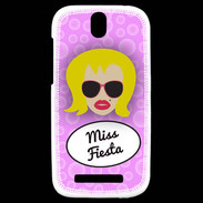 Coque HTC One SV Miss Fiesta Blonde