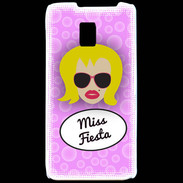 Coque LG P990 Miss Fiesta Blonde