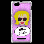 Coque Sony Xperia M Miss Fiesta Blonde