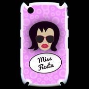 Coque Blackberry 8520 Miss Fiesta Brune